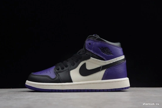 1 Purple' High Jordan Air OG 555088-501 555088-501 Kid  'Court Retro Kids 0909